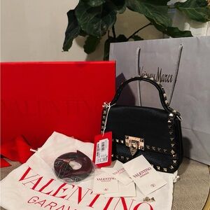 Valentino Black Studded Women's Bag